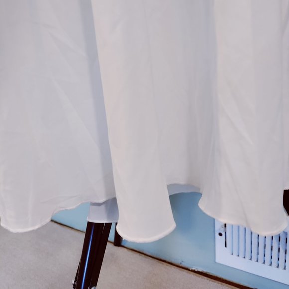 Maxi Dress Solid Gathered Top Spaghetti Straps Back Tie Cute Bow! - Picture 8 of 16